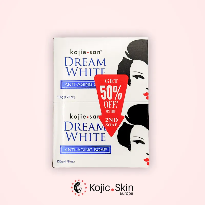 2 "Dream White" 2x135g anti-verouderingszepen - Kojie San