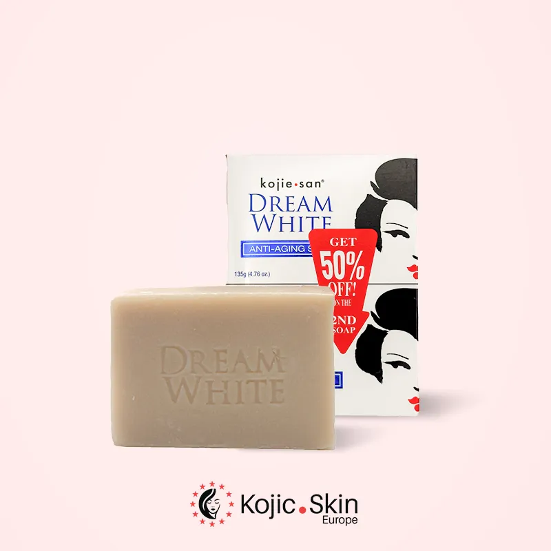2 jabones antiedad "Dream White" 2x135g - Kojie San