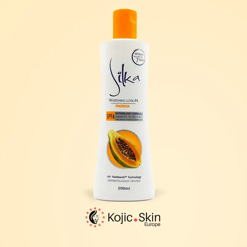 Papaya body lotion SPF6 500ml - Silka