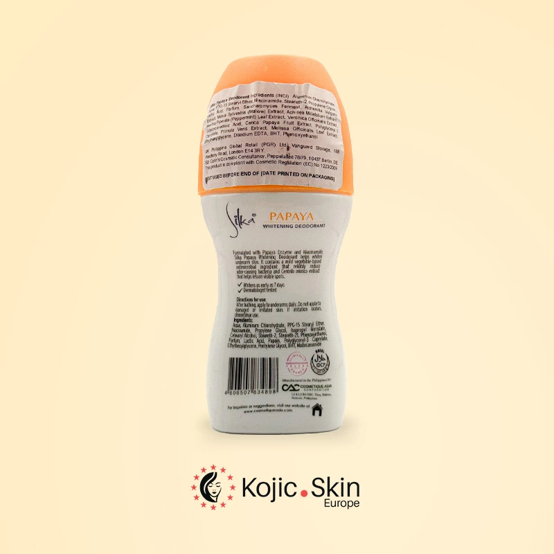 Papaya Roll-on Deodorant 40ml - Silka