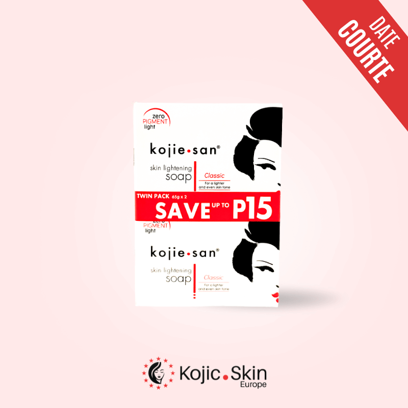 2 savons éclaircissants 2x65g – Kojie San