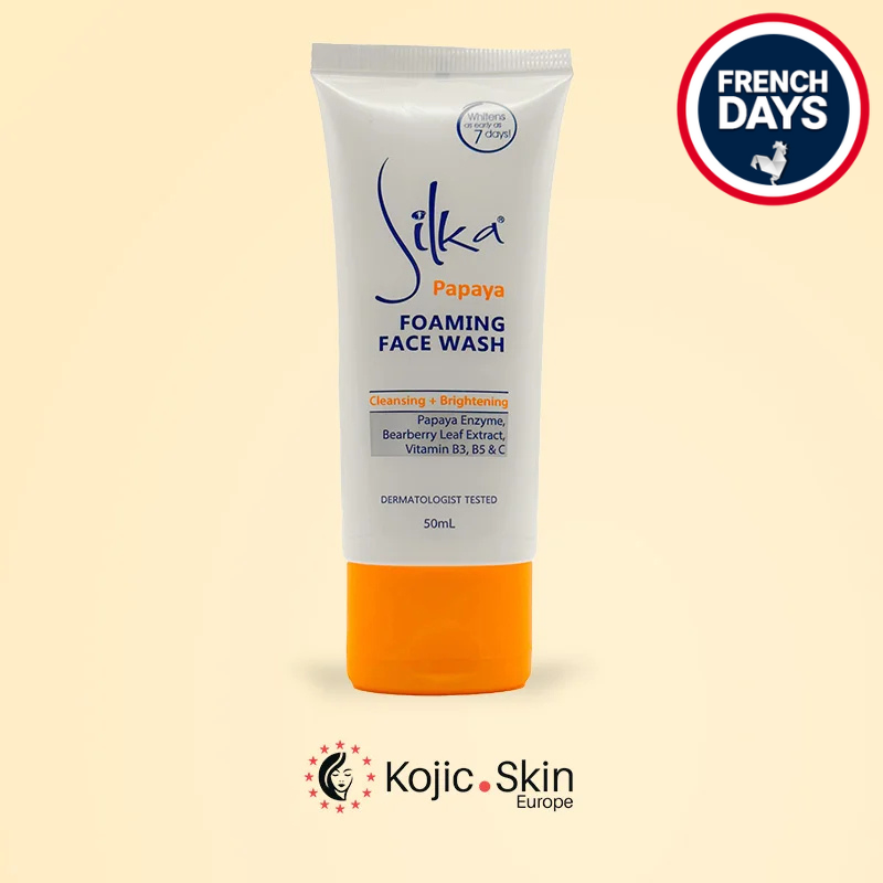 Papaya Foaming Facial Cleanser 50ml - Silka
