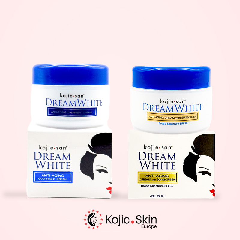 Crema notte Dream White 30g e crema giorno SFP30 30g - Kojie San