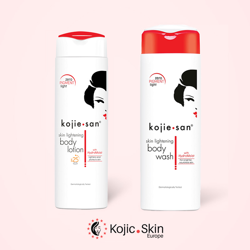 Gel doccia 300ml e crema corpo SPF25 250ml - Kojie San