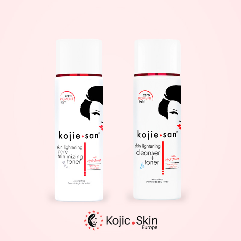Impacco detergente e tonificante 100ml e Riduttore di pori 100ml - Kojie San