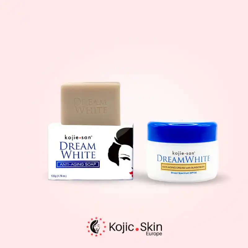 Pack Dream White savon 135g et crème de jour « SPF30 » 30g – Kojie San