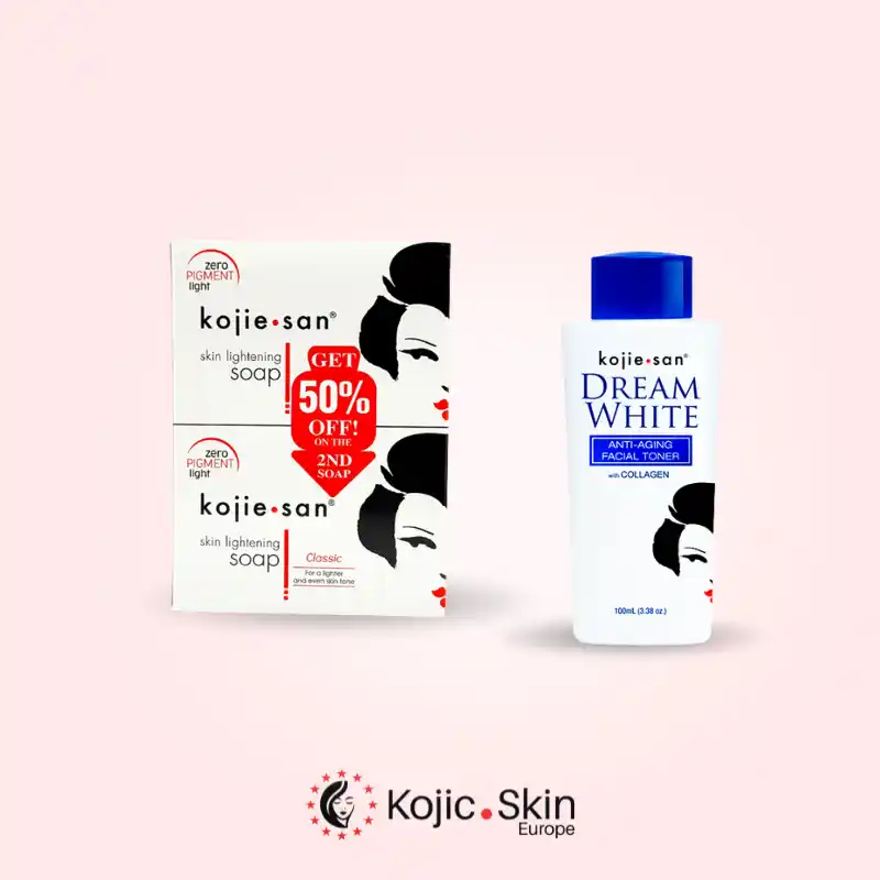 Pack savons 2x135g et lotion Dream White 100ml – Kojie San
