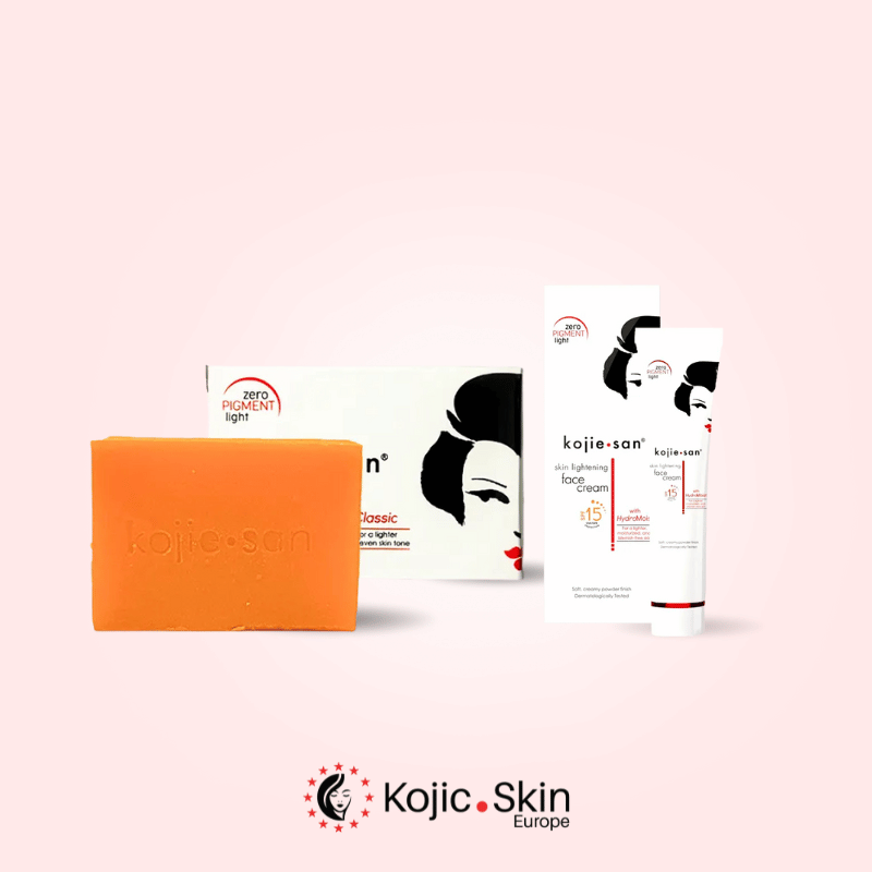 Pack savon 135g et crème visage « SPF15 » 22g – Kojie San