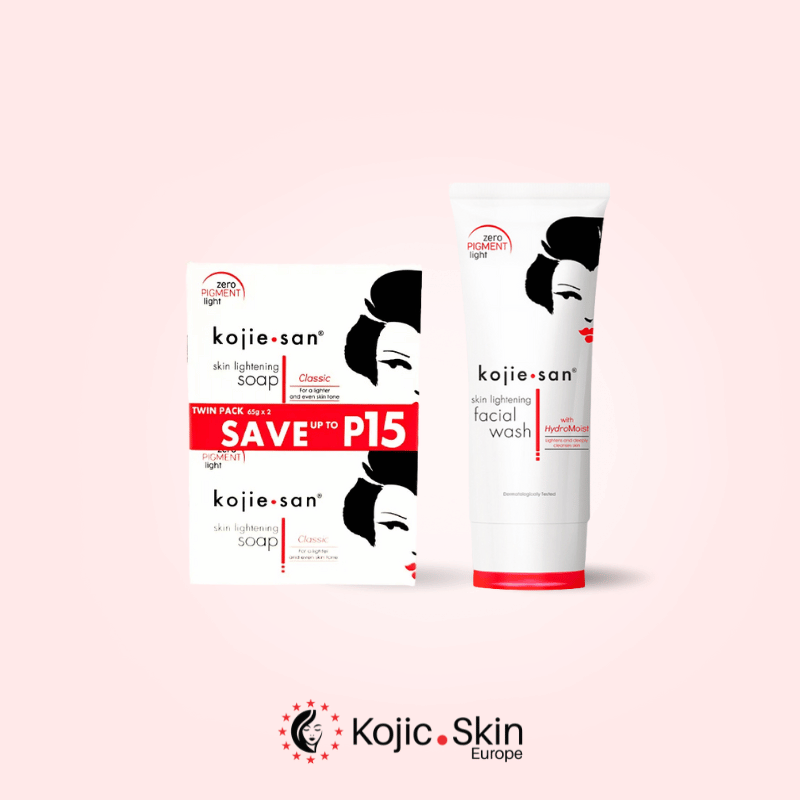 Pack savon 2x65g et nettoyant pour visage 100g – Kojie San